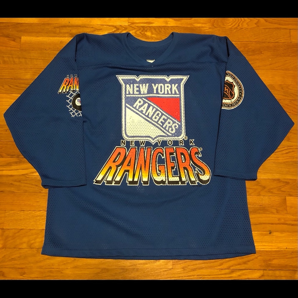 Vintage 90s CCM NHL NEW YORK RANGERS JERSEY